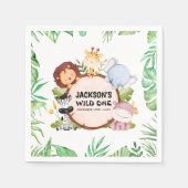 Safari Wild One Serviette (Vorderseite)