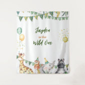 Safari Wild One Tapestry/Backdrop Wandteppich (Vorderseite)