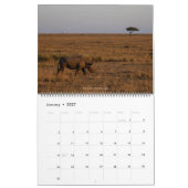 Safari Wildlife 2026 Wall Calendar (Big Five & Bey Kalender (Jan 2027)