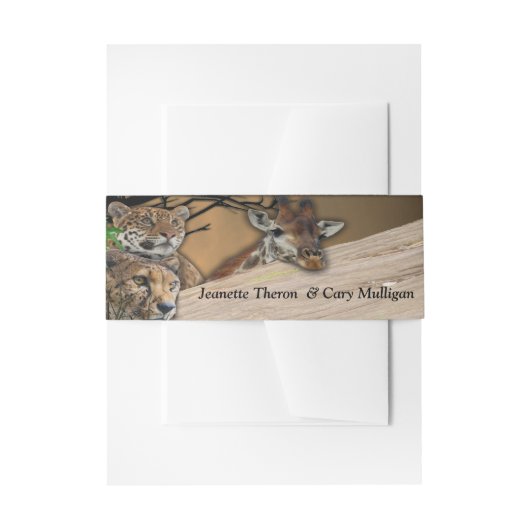 Safari Wildlife Bly Band (Vorderseite Beispiel)