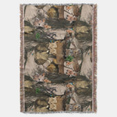 Safari Wildlife Destination Wiederholung Muster Decke (Vorderseite Vertikal)