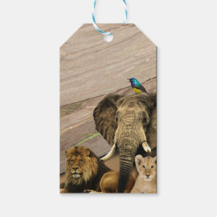 Safari Wildlife - Geschenk Tag Geschenkanhänger