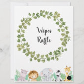 Safari Wipes Raffle Poster (Rückseite)