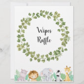 Safari Wipes Raffle Poster (Vorderseite)