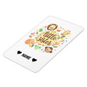 Safari Wreath Little Sister Magnet (Linke Seite)