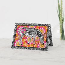 Safari Zebra mit Herz und Liebe Valentinstag