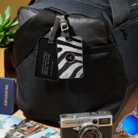 Safari Zebra Muster Monogram