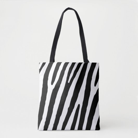 Safari zebra print. Strepen, streep lijn patroon. Tasche (Vorderseite)