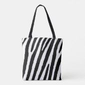 Safari zebra print. Strepen, streep lijn patroon. Tasche (Rückseite)