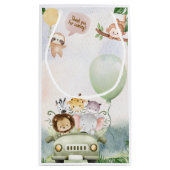 Safari Zoo Birthday Kleine Geschenktüte (Rückseite)