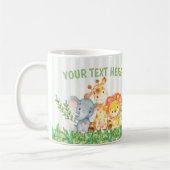 Safari-Zoo-Tier-Tasse Kaffeetasse (Links)