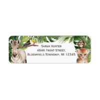 Safari zum Thema Wild Ein 1. Geburtstag