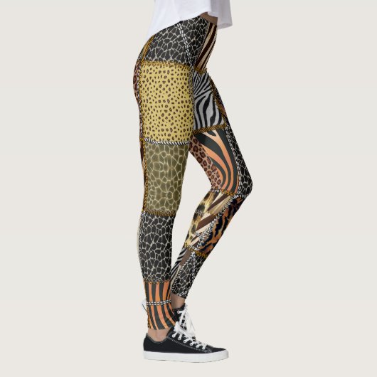 Safaripatchwork Leggings (Rechts)