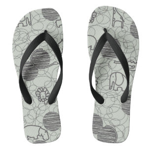 Safaritier 1 badesandalen