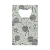 Safaritiere 1 geldkarten flaschenöffner (Vorderseite)