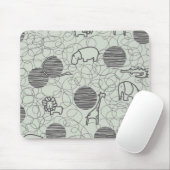 Safaritiere 1 mousepad (Mit Mouse)