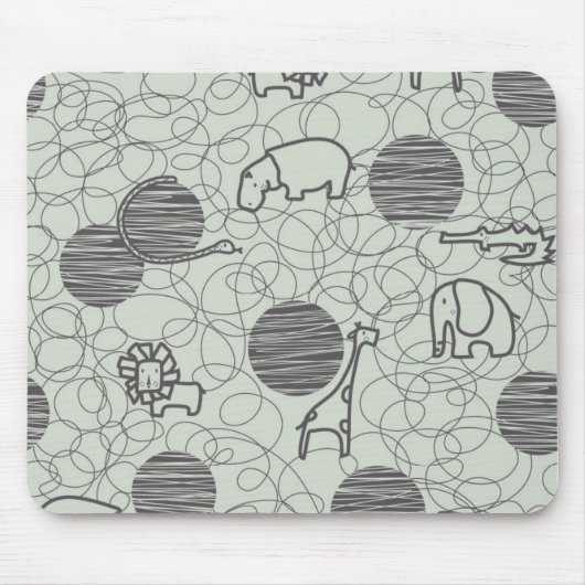 Safaritiere 1 mousepad (Vorne)
