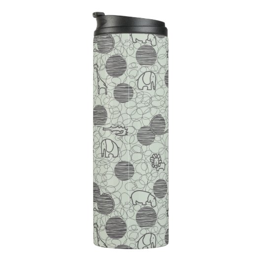 Safaritiere 1 thermosbecher (Nach rechts gedreht)