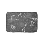 Safaritiere 5 badematte (Vorderseite)