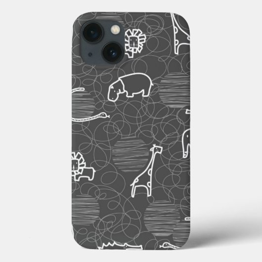 Safaritiere 5 Case-Mate iPhone hülle (Rückseite)