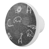 Safaritiere 5 keramikknauf (Rechts)