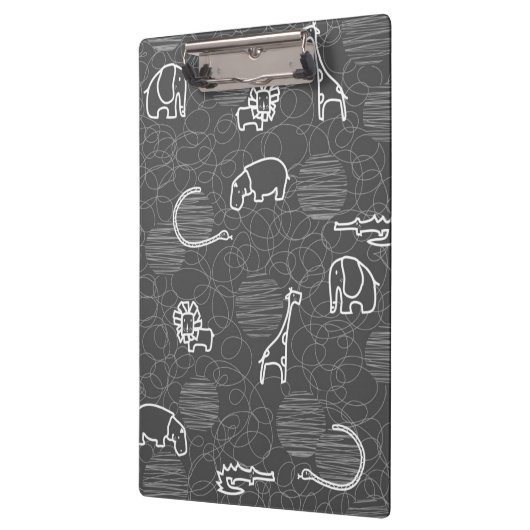 Safaritiere 5 klemmbrett (Links)