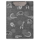 Safaritiere 5 klemmbrett (Vorderseite)