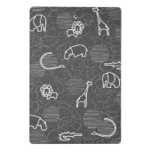 Safaritiere 5 mini klemmbrett (Rückseite)