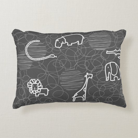 Safaritiere 5 zierkissen (Vorderseite)