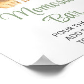 Safaritiere, Dschungel, Wildtiere, Momosa Bar Poster (Ecke)