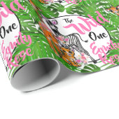 Safaritiere | Dschungeltiere | Tropenwald Geschenkpapier (Rolleneckpunkt)