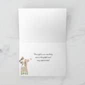 Safarri danken Ihnen Karten (Innenseite)