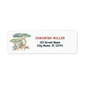 Safary Animals Baby Duschgeschenk Party (Vorne)