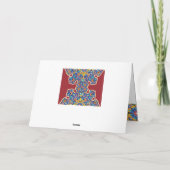 Safavi Fliesen-Perser Feiertagskarte (Rückseite)