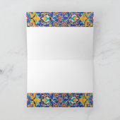 Safavi Fliesen-Perser Feiertagskarte (Innenseite)