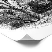 Safdarjung's Grab Poster (Ecke)