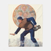 Safe an der Platte Fleecedecke (Vorderseite)