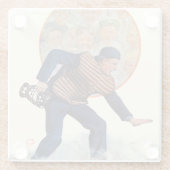 Safe an der Platte Glasuntersetzer (Rückseite)