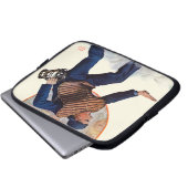 Safe an der Platte Laptopschutzhülle (Vorne Knopf)