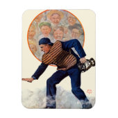 Safe an der Platte Magnet (Vertikal)