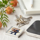 Safe an der Platte Schlüsselanhänger (Seite)