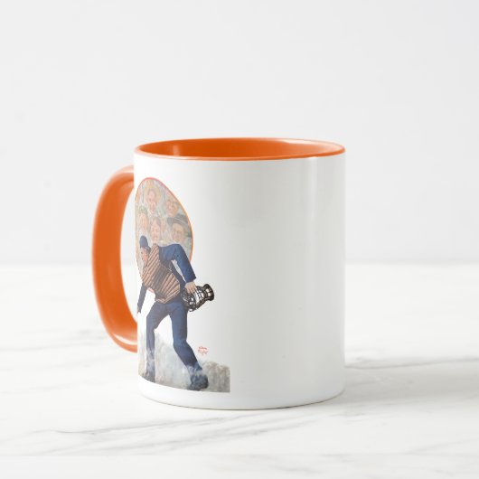 Safe an der Platte Tasse (Vorderseite Links)