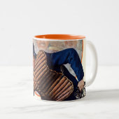 Safe an der Platte Zweifarbige Tasse (VorderseiteRechts)