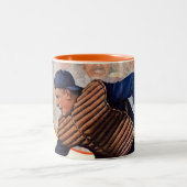 Safe an der Platte Zweifarbige Tasse (Mittel)