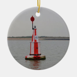 Safe Channel Bouy River Crouch Keramik Ornament