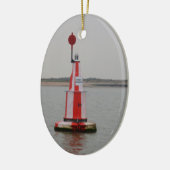 Safe Channel Bouy River Crouch Keramikornament (Links)