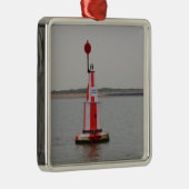 Safe Channel Bouy River Crouch Ornament Aus Metall (Rechts)