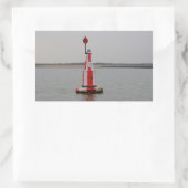 Safe Channel Bouy River Crouch Rechteckiger Aufkleber (Tasche)