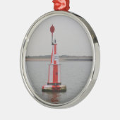 Safe Channel Bouy River Crouch Silbernes Ornament (Links)