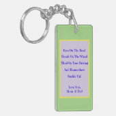 SAFE, DAS ERINNERUNGEN ZUM KIND VON DEN ELTERN SCHLÜSSELANHÄNGER (Vorderseite links)